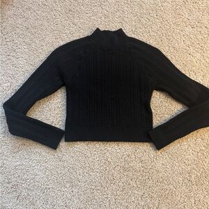 Sunday Best Black Turtleneck Sweater